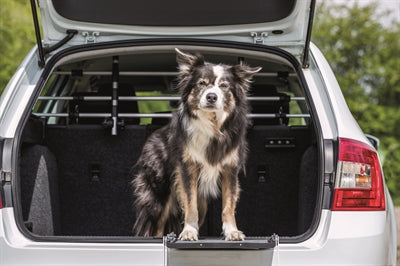Trixie Dog Car Barrier Silver / Black 96-163X34-48 Cm