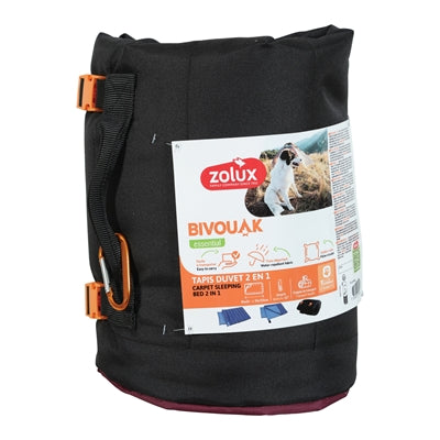 Zolux Bivouak Dog Blanket / Sleeping Bag 2In1 Red 95X60-120 Cm