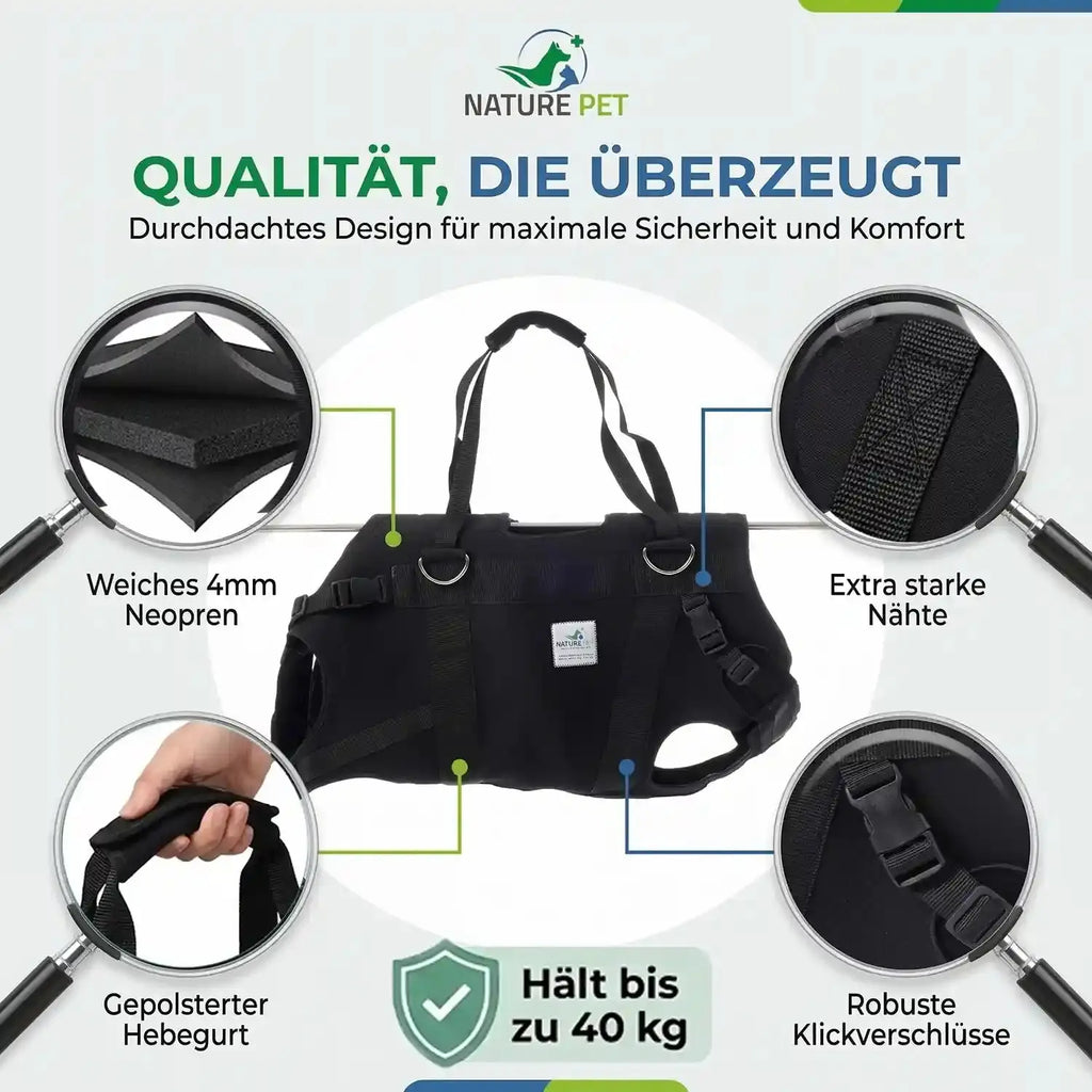 Ganzkörper Tragehilfe für Hunde