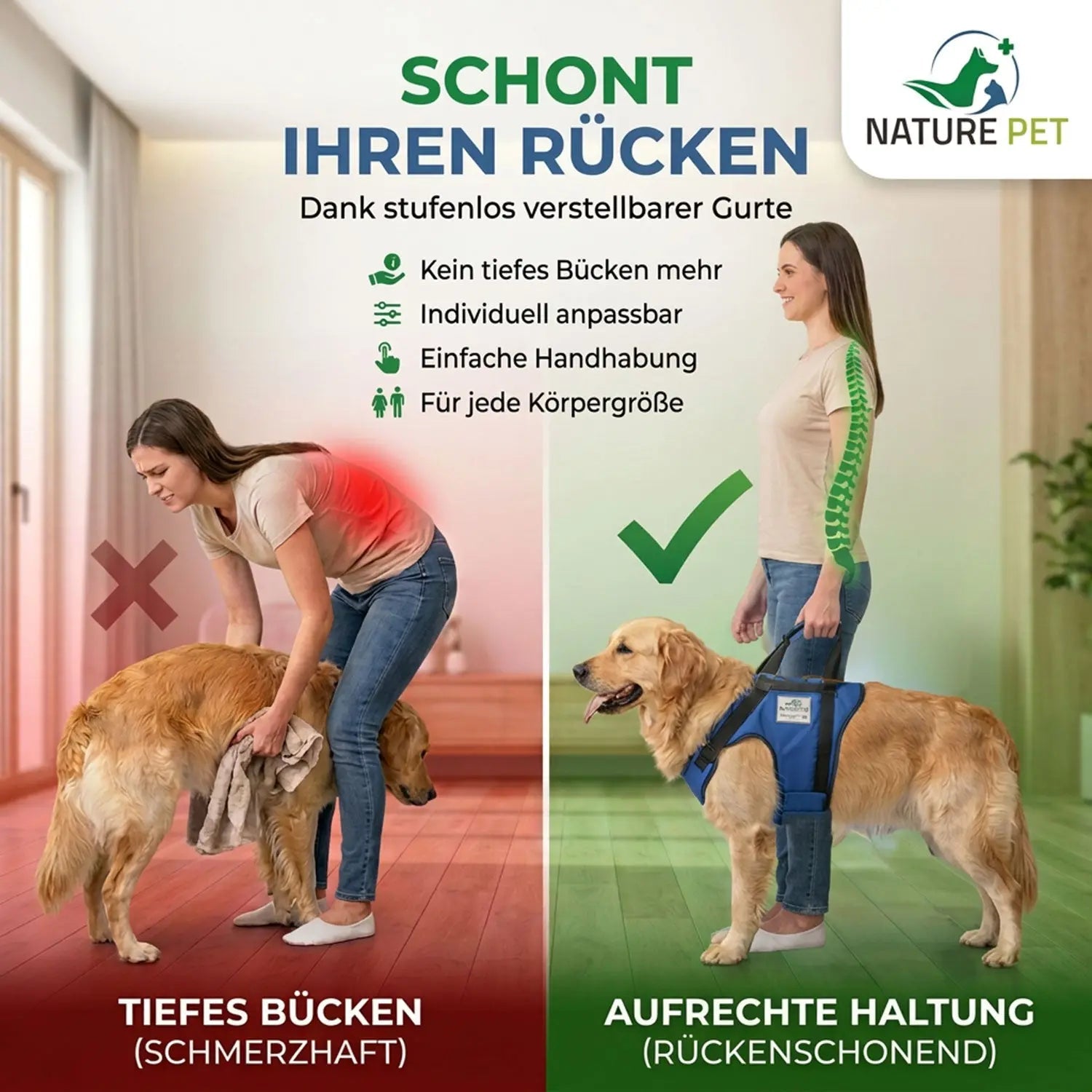 Hunde Tragehilfe (vorne)