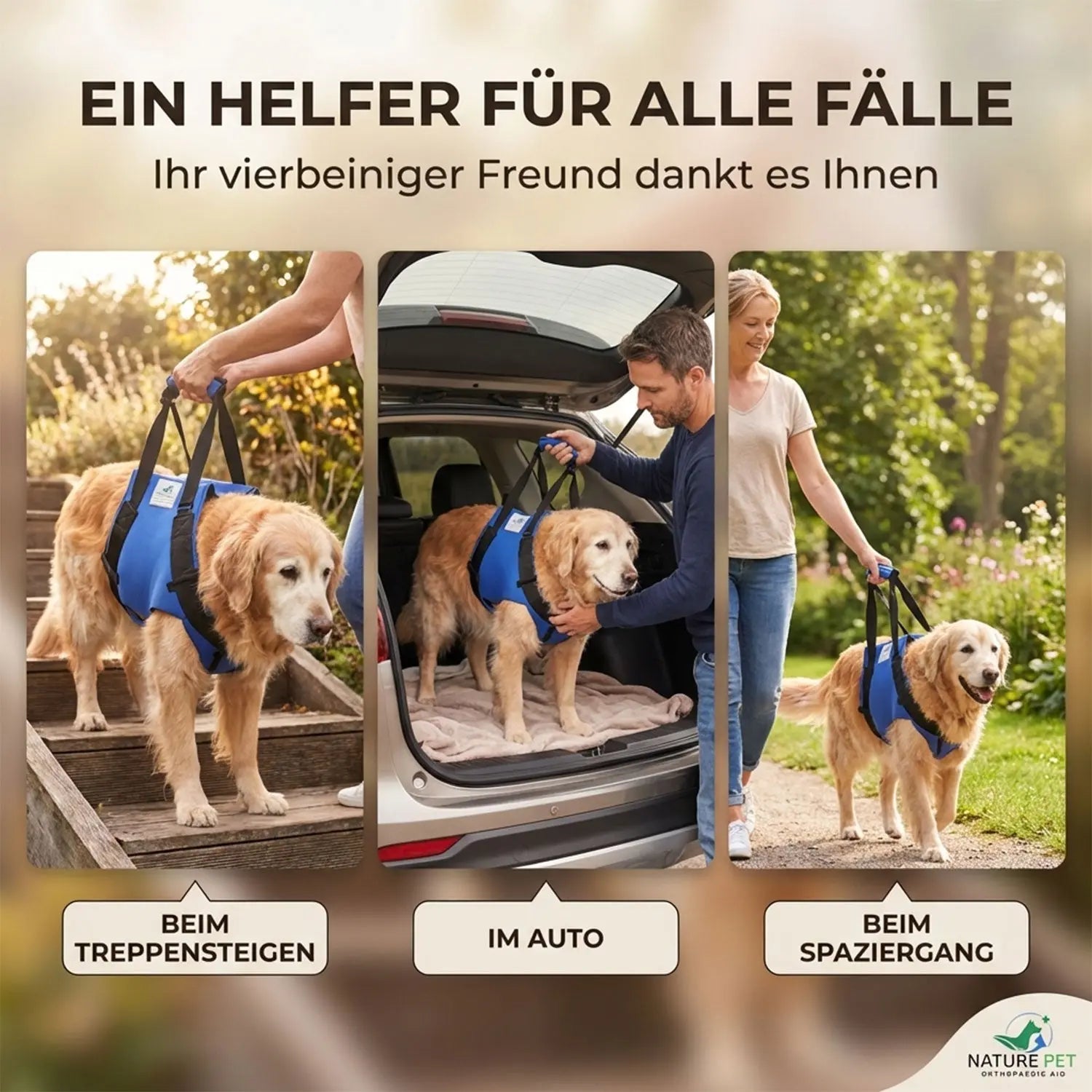 Hunde Tragehilfe (vorne)