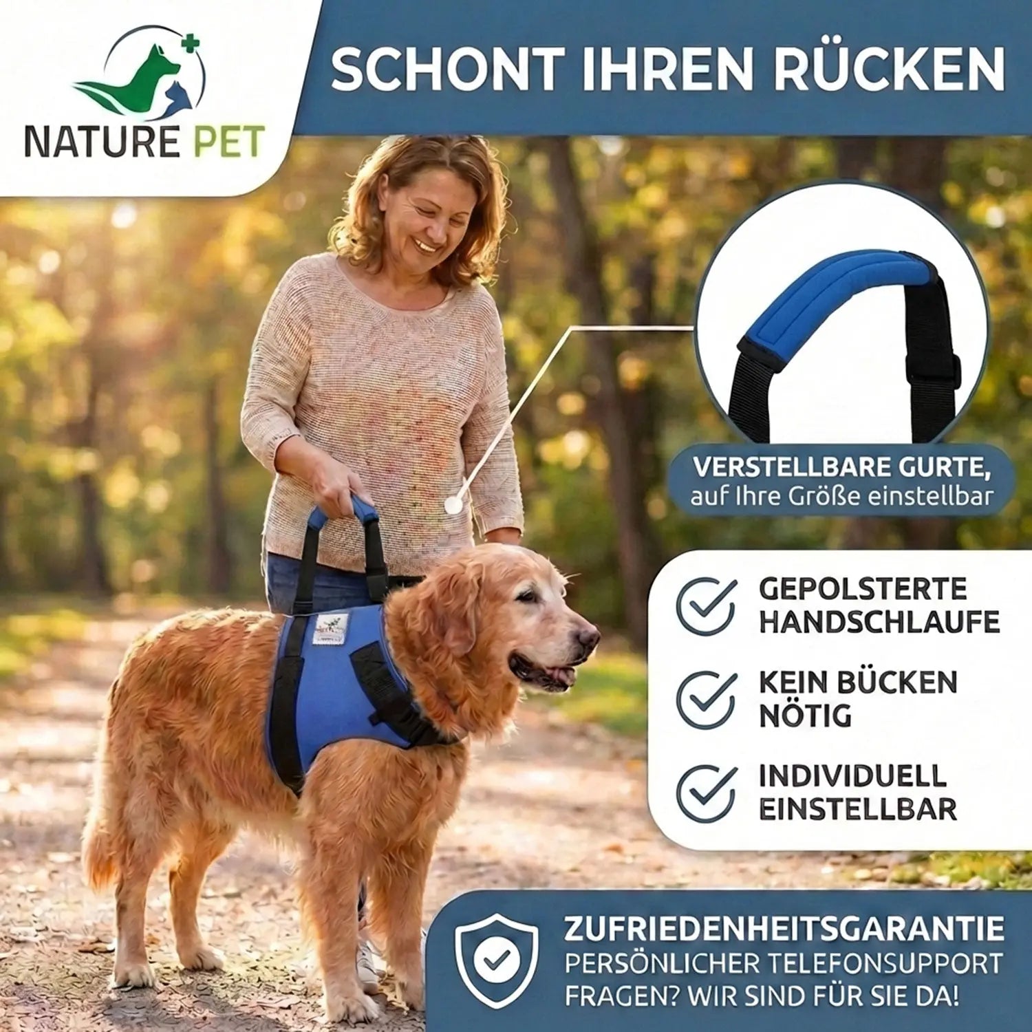 Hunde Tragehilfe (vorne)